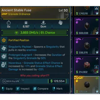 Modded Grenade Ordnance