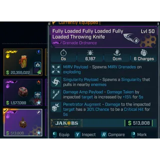 Modded Grenade Ordnance