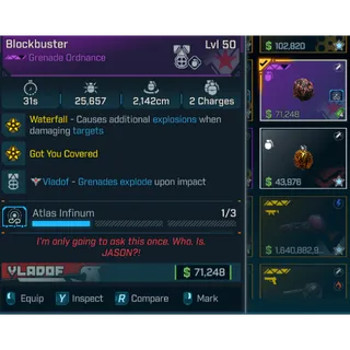 Modded Grenade Ordnance