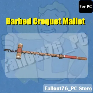 Barbed Croquet Mallet dev room