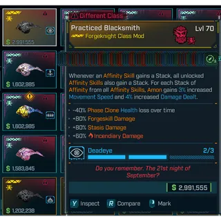 LV.70 Modded Amon Class Mod | PC/XBOX/PS 