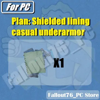 Plan: Shielded lining casual underarmor