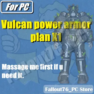 Vulcan power armor plan