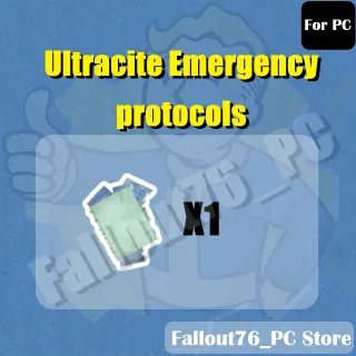 Plan: Ultracite Emergency protocols