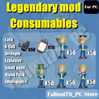 [PC] legendary mod consumables