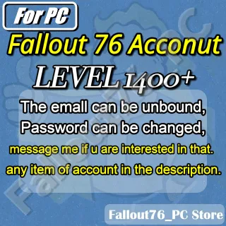 fallout76 Account lv.1000+