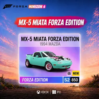 FORZA HORIZON 6 | MX-5 MIATA FORZA EDITION | Xbox/pc/steam/game pass