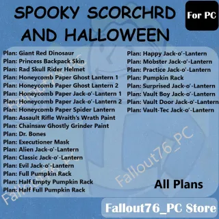 SPOOKY SCORCHRD AND HALLOWEEN PLAN ( For PC )