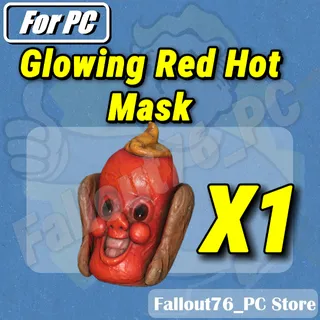 Glowing red hot mask