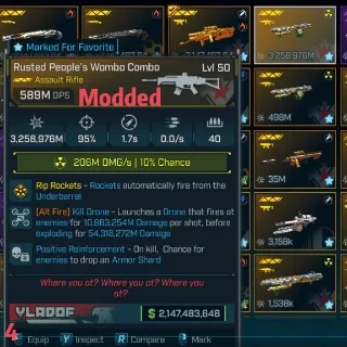 Modded Rusted People's Wombo Combo