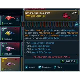 LV.70 Modded Vex mod box | PC/XBOX/PS 
