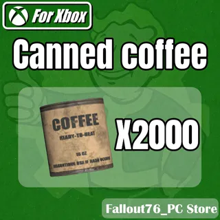 Canned coffee X2000