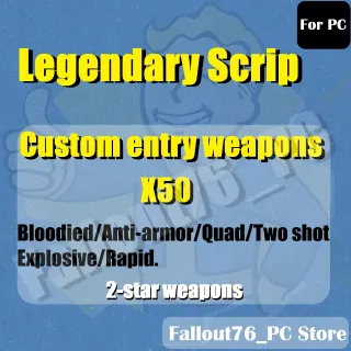 Custom Legendary Scrip (For PC)