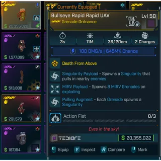 Modded Grenade Ordnance