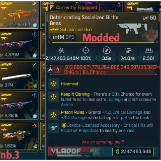 Modded Deteriorating Socialized Birt's Bees