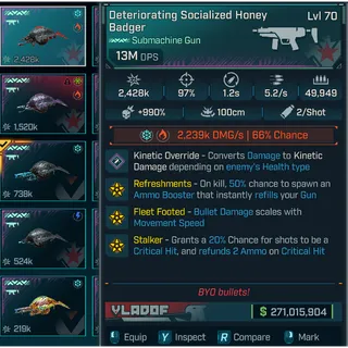 LV.70 Modded Submachine Gun | PC/XBOX/PS 