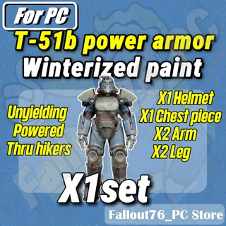 Unyielding  Winterized T51 Power Armor Set