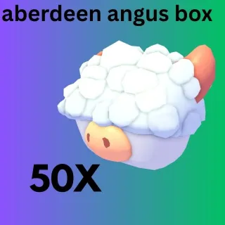ABERDEEN ANGUS BOX 50X -ADOPT ME 