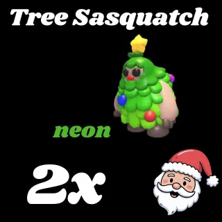 Tree Sasquatch neon 2X -ADOPT ME 