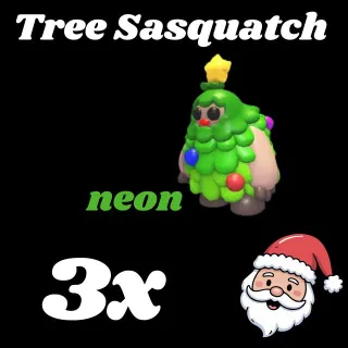Tree Sasquatch neon 3X -ADOPT ME 