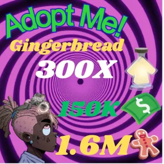 AGE UP POTIONS AND BUCKS AND GINGERBREAD -ADOPT ME 