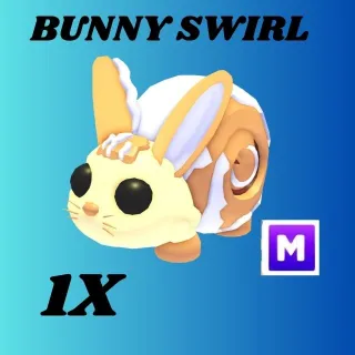 BUNNY SWIRL 1X  MEGA-ADOPT ME 