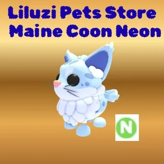 MAINE COON Neon 1X -ADOPT ME 