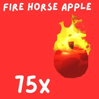 Fire horse apple 75x-Adopt Me