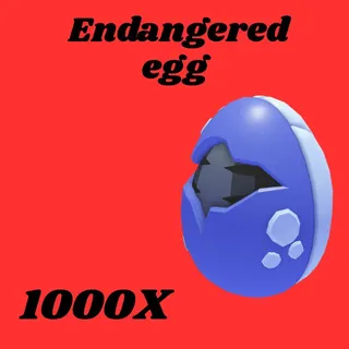 endangered Egg 1000X  - Adopt Me