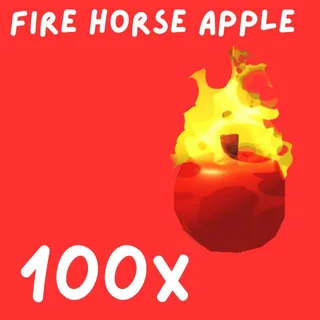 Fire horse apple 100x-Adopt Me