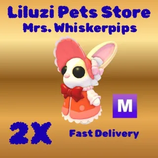 mrs.whiskerpips mega 2X -ADOPT ME 