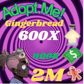 AGE UP POTIONS AND BUCKS AND GINGERBREAD -ADOPT ME 