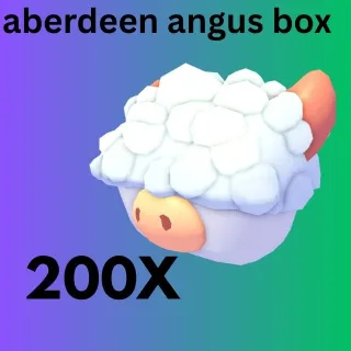 ABERDEEN ANGUS BOX 200X -ADOPT ME 