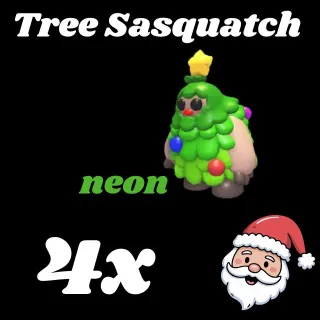 Tree Sasquatch neon 4X -ADOPT ME 