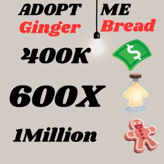 BUCKS AND AGE UP POTIONS GINGERBREAD- Adopt Me 