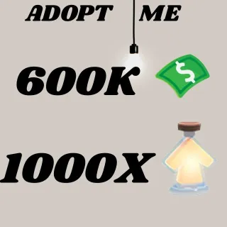 BUCKS AND AGE UP POTIONS- Adopt Me 