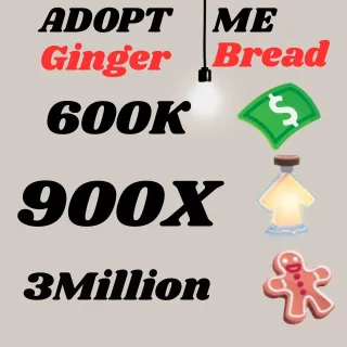 BUCKS AND AGE UP POTIONS GINGERBREAD- Adopt Me 