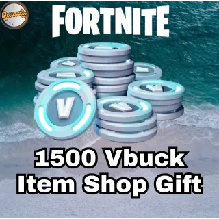 1500 Vbuck Gift From The Item Shop