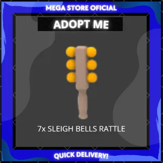 LIMITED | 7X SLEIGH BELLS RATTLE