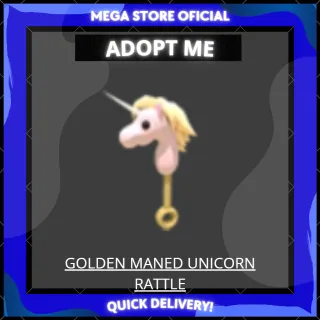 TOYS | Golden Maned Unicorn Rattle