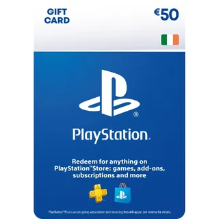 €50.00 EUR PSN Gift Card (Europe/Ireland)