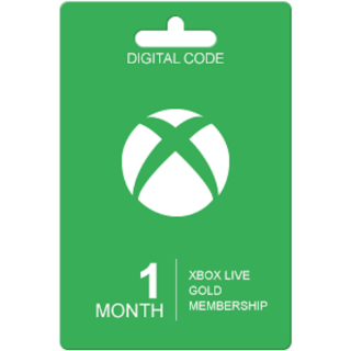 Xbox gold best sale card 1 month