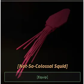 Not So Colossal squid bobber fisch