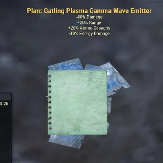 GAMMA WAVE EMITTER PLAN