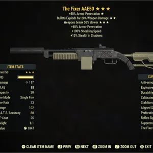 Weapon | The Fixer AAE BS