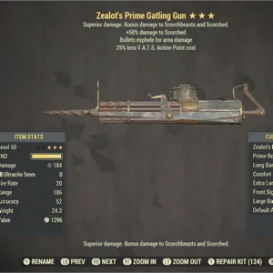 Weapon | Gatling Gun ZE25