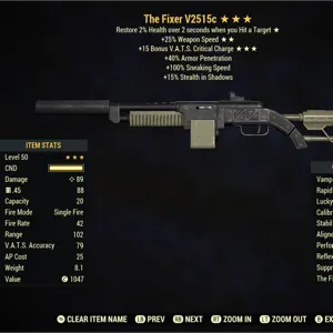 Weapon | The Fixer V2515c
