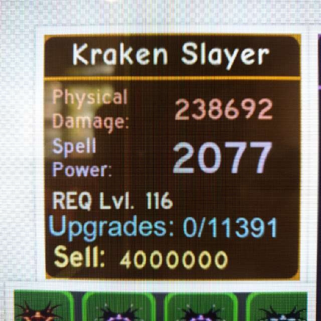 Gear Dungeon Quest Kraken In Game Items Gameflip