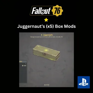 Juggernaut's ⭐️ Legendary Box Mods (x5)