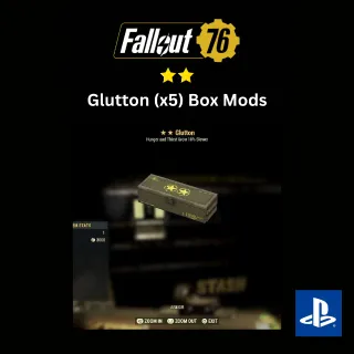 Glutton ⭐️⭐️ Legendary Box Mods (x5)